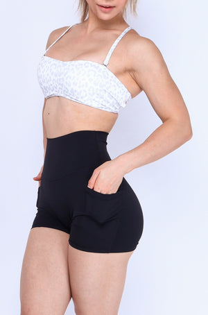 Soufflé Pocket Short - Charcoal Black